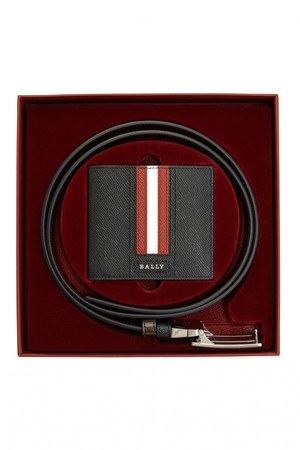 발리 BALLY GIFTBOX FT 50 남자 반지갑 양면 캐쥬얼벨트