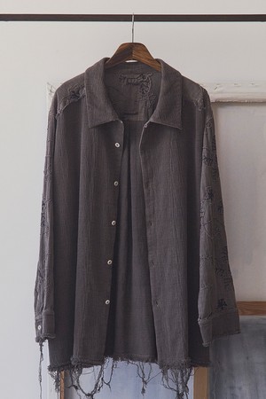 다잉 플라워 셔츠