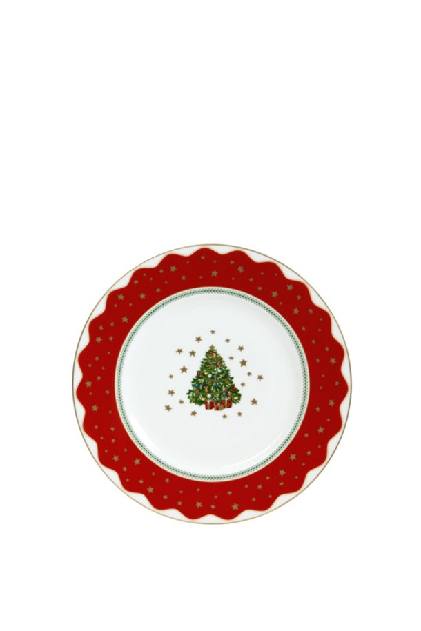 마이노엘 8인치 접시 1p는 크리스마스 분위기를 물씬 풍기는 도자기 재질의 원형 식기입니다. 화이트와 레드의 조화로운 색상에 크리스마스 트리와 홀리데이 무늬가 섬세하게 표현되어 있습니다. 8인치 사이즈로 활용도가 높으며, 웨이브 테두리가 디자인의 특별함을 더합니다. 식탁을 더욱 풍성하고 따뜻하게 연출할 수 있는 아이템입니다. 연말, 특별한 날의 식사를 위한 완벽한 선택입니다.
