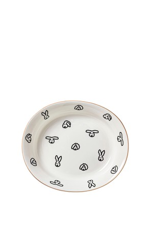 [한국도자기 X 웜그레이테일] 버니버니 오발 볼 1p