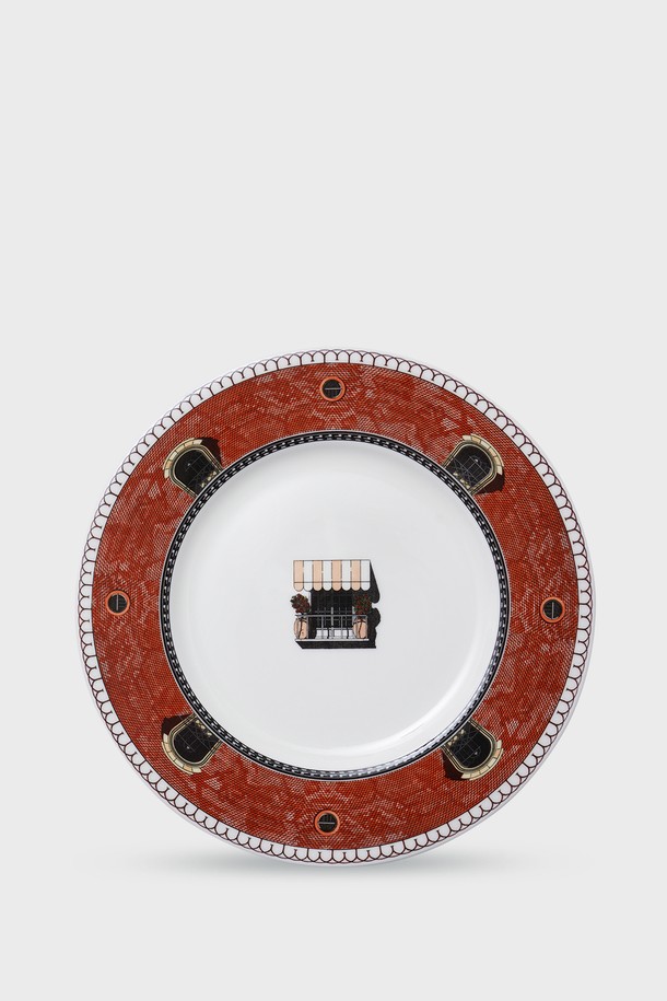 [프라우나X티보에렘] 아키텍처 12. 8인치 접시 22CM A 1P (Hotel Fantome)는 Fine Bone China 소재로 제작된 접시입니다. 티보 에렘(Tibo Erem)의 건축물 일러스트레이션 디자인이 섬세한 선묘 작업으로 표현되어, 화이트 색상 바탕에 건축물의 구조미를 선사합니다. 전자레인지, 식기세척기 사용이 가능하며, 보온성과 내구성이 뛰어납니다. 얇고 가벼우며 투명한 유백색을 자랑하며, 40% 이상 천연 본애쉬 함유, 낮은 수분 흡수율, KS 제품인증, 납/카드뮴 불검출 인증, 잉크침투도 0.0 인증, 열충격강도 120도 인증, 24K 골드 인증을 획득했습니다.
