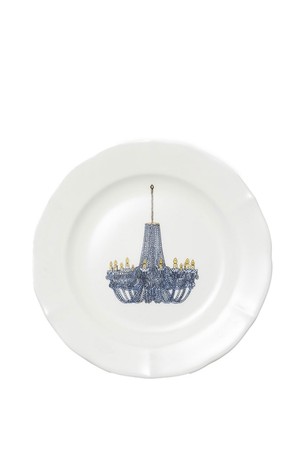 [한국도자기X티보에렘] 43. 8인치 접시 20CM 1P (Crystal chandelier)