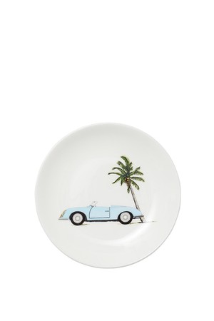 [한국도자기X티보에렘] 29. 5인치 접시 12.6CM 1P (Blue summer car)