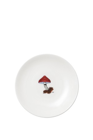 [한국도자기X티보에렘] 31. 5인치 접시 12.6CM 1P (Red mushroom)