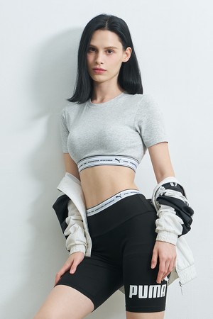 크롭 반팔 브라탑 티셔츠_GREY-a