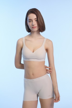 메쉬 컴포트 브라팬티 1SET_BEIGE-a