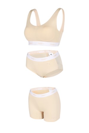 여성 컴포트 액티브_핏 브라팬티+사각팬티 3P_BEIGE-a