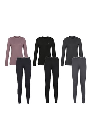 여성 WARM PANEL 웜웨어 6P_BLACK-a