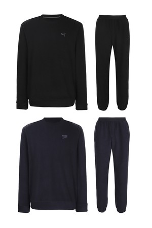 플리스 셋업 남녀 4P_BLACK-a