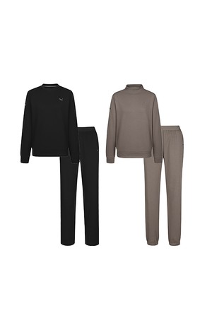 남녀 웜셀 융기모 셋업 4P_BLACK-a