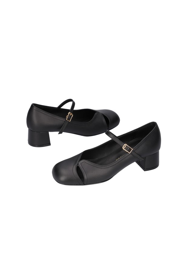 back of the moon - 펌프스 - Pibi strap pumps_black