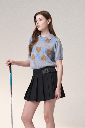 하트 아가일 티에리 풀오버_GREY-a