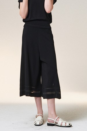 썸머 플레어 9부 니트 팬츠_BLACK-a