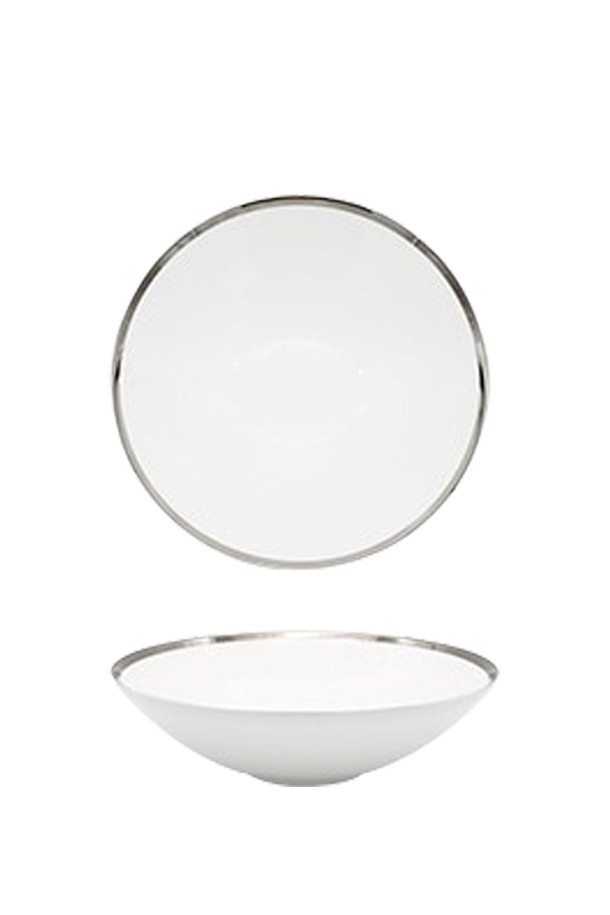 [Twig NewYork] 플래티늄엣지 파스타&샐러드볼은 고급스러운 식탁을 완성하는 주방용품입니다. 고밀도 본애쉬를 함유한 Fine Bone China(파인 본 차이나) 소재로 제작되어 가볍고 내구성이 뛰어나며, 수작업으로 섬세하게 입혀진 플래티늄 엣지가 특징입니다. 모던하면서 럭셔리한 스타일로 파스타와 샐러드를 더욱 돋보이게 해주며, 개별 수작업으로 제작되어 소장 가치를 높입니다. 전자레인지, 식기세척기, 오븐 사용은 불가하며, 플래티늄 엣지 디자인으로 특별함을 더했습니다.
