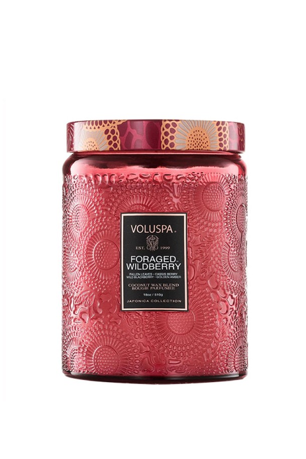 [볼루스파] 포리지드 와일드베리 L글라스 캔들 18oz는 엠보싱 글라스 용기에 담긴 고급 캔들입니다. 코코넛 왁스와 수제 제작으로 완성되었으며, 약 700시간 동안 사용 가능합니다. 깨끗하고 세련된 베리 향이 특징으로, 시트러스, 프루티, 프레시, 아쿠아틱, 웜스파이시, 플로럴, 우디, 그린, 구르망 계열의 향을 느낄 수 있습니다. 엠보싱과 패턴 디자인의 유리 용기와 우아한 뚜껑은 인테리어 소품으로도 훌륭합니다. 릴렉싱을 위한 공간을 연출해보세요.
