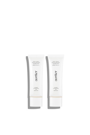 [1+1] 오르띠에 매일 촉촉 순 선크림 45ml  [ SPF+ PA++++ 1개][미백 · 주름개선 기능성]