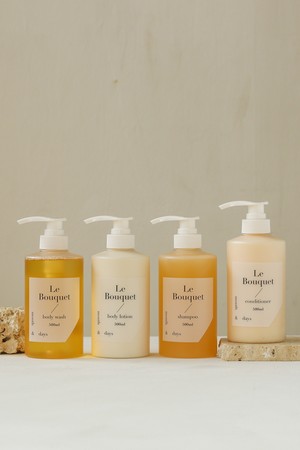 [먼스앤데이즈] 르 부케 샴푸+컨디셔너+바디워시+바디로션 500ml (총2L)