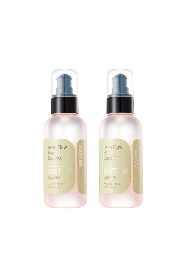 [수아비스] 딥 플로우 헤어에센스 소프트타입 120ml 1+1은 95% 자연 유래 성분으로 만들어져 모발에 수분 보호막을 형성하는 헤어에센스입니다. 비타민E, 해바라기씨오일, 녹차씨오일, 달맞이꽃오일 등의 풍부한 영양 성분이 함유되어 젖은 모발과 건조한 모발 모두에 사용 가능합니다. 가볍고 산뜻한 사용감으로 끈적임 없이 모발에 수분과 영양을 공급하고, 열손상으로부터 모발을 보호하여 탄력 강화에 도움을 줍니다. 염색, 펌, 탈색 등으로 손상된 모발, 드라이 및 스타일링 제품 사용으로 건조해진 모발에 추천하며 라벤더 향으로 은은한 향기를 더합니다. 120ml 용량 1+1 구성으로 더욱 풍성하게 사용하실 수 있습니다.
