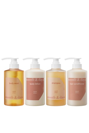 먼스앤데이즈 코랄 아티잔 풀패키지(샴푸 500ml +컨디셔너 500ml +바디워시 500ml +바디로션)