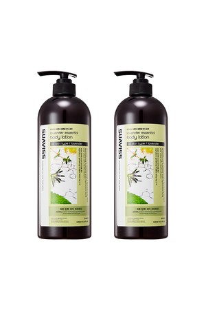 [1+1] 수아비스 라벤더 에센셜 바디로션 1000ml X 2개