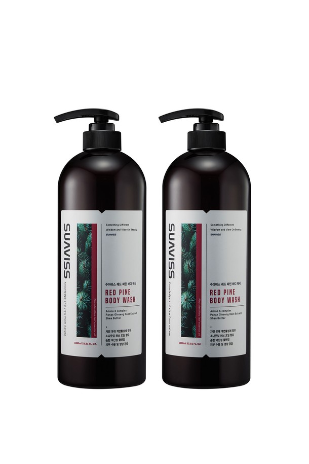 [수아비스] 레드파인 바디워시 1000ml 1+1은 95% 천연 원료를 함유하여 온 가족 피부를 촉촉하게 가꿔주는 바디워시입니다. 정제수, 암모늄라우레스설페이트, 소나무잎오일, 천연추출물, 시어버터 등 풍부한 성분이 피부 보습과 세정에 도움을 줍니다. 전국 백화점에 입점될 만큼 품질을 인정받았으며, 아이부터 어른까지 안심하고 사용할 수 있습니다. 1000ml 대용량 1+1 구성으로 더욱 넉넉하게 사용하세요. 사용 시 직사광선에 의한 피부 이상 반응이 나타나면 전문의와 상담하십시오.
