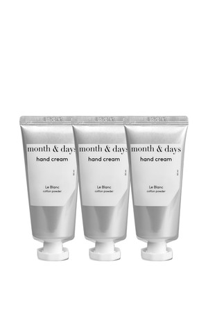 [먼스앤데이즈/단독] 3SET 르 블랑(베이비파우더향) 핸드크림
