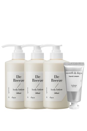 [먼스앤데이즈/단독] 3SET 디 브리즈(클린솝 향) 바디로션+핸드크림