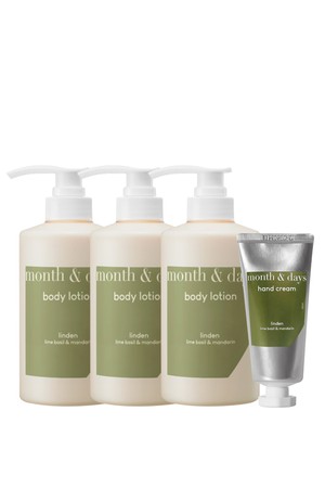 [먼스앤데이즈/단독] 3SET 린든(라임앤바질) 바디로션+핸드크림