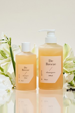 [먼스앤데이즈/증량패키지] 퍼퓸케어 샴푸 디 브리즈 클린솝향 500ml+300ml