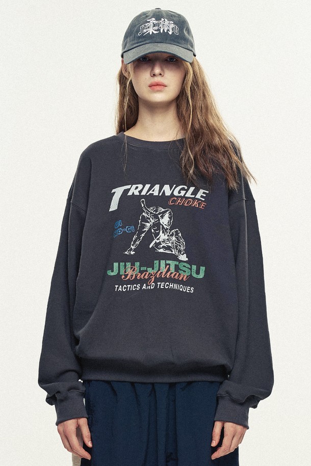 ROWDY - 스웨트셔츠 - Triangle Choke Sweatshirt_Charcoal