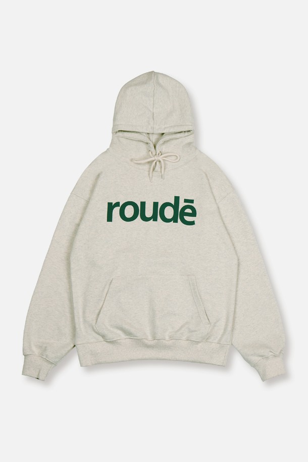 ROWDY - 후디 - Rowdy Signature Logo Hoodie_Oatmeal