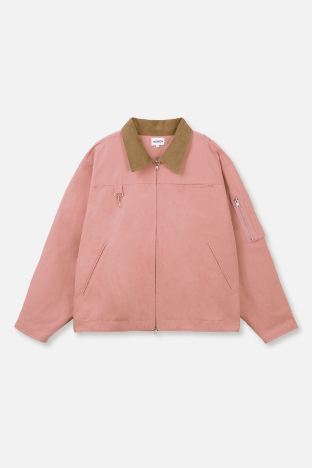 ROWDY - 자켓 - Utility Work Jacket_Peach Fuzz