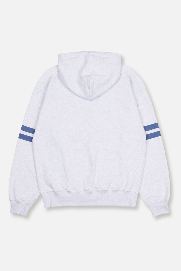 ROWDY - 후디 - Puff Rowdy Hoodie_Light Heather Grey