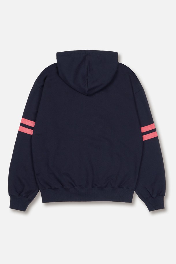 ROWDY - 후디 - Puff Rowdy Hoodie_Navy