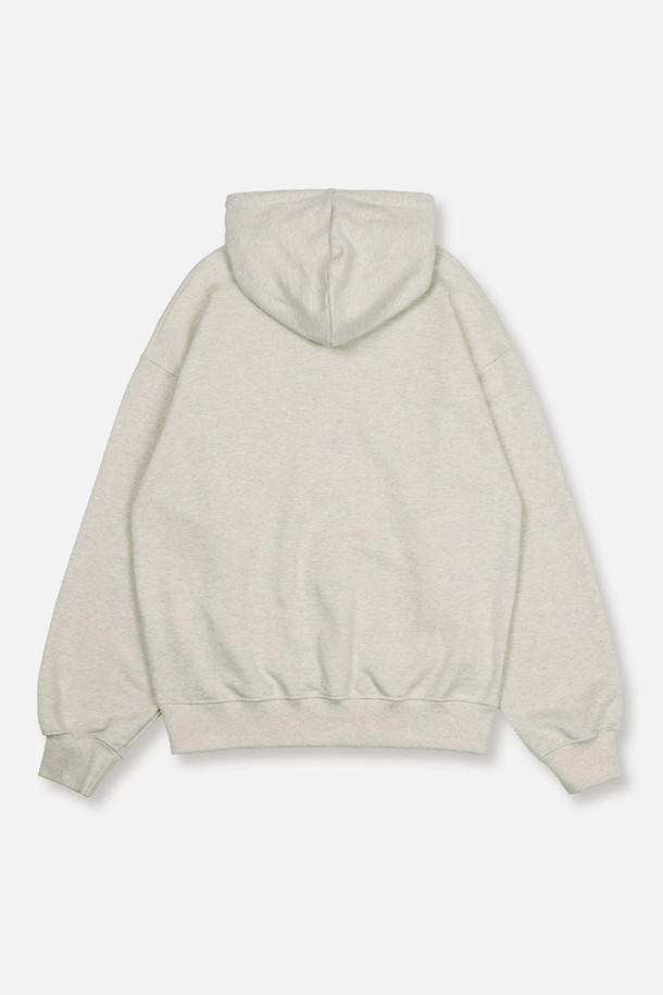 ROWDY - 후디 - Rowdy Signature Logo Hoodie_Oatmeal