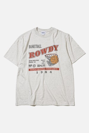 Rowdy Basketball League T-Shirt_Oatmeal