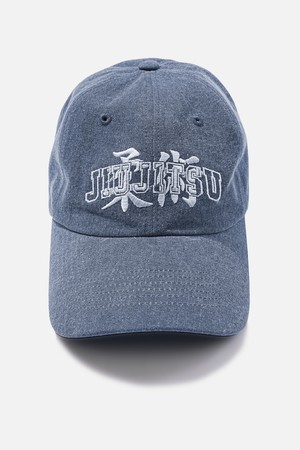 JiuJitsu 유술(柔術) Typo BallCap_Smoke Blue