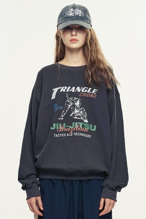 Triangle Choke Sweatshirt_Charcoal