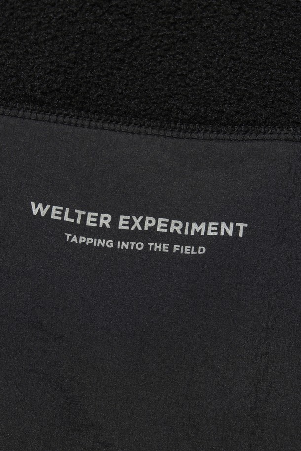 WELTER EXPERIMENT - 후디 - EXPLORE FLEECE PULLOVER_BLACK_WOL038