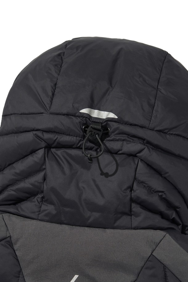 WELTER EXPERIMENT - 베스트 - SHIELD DOWN HOOD VEST_BLACK_WOL048