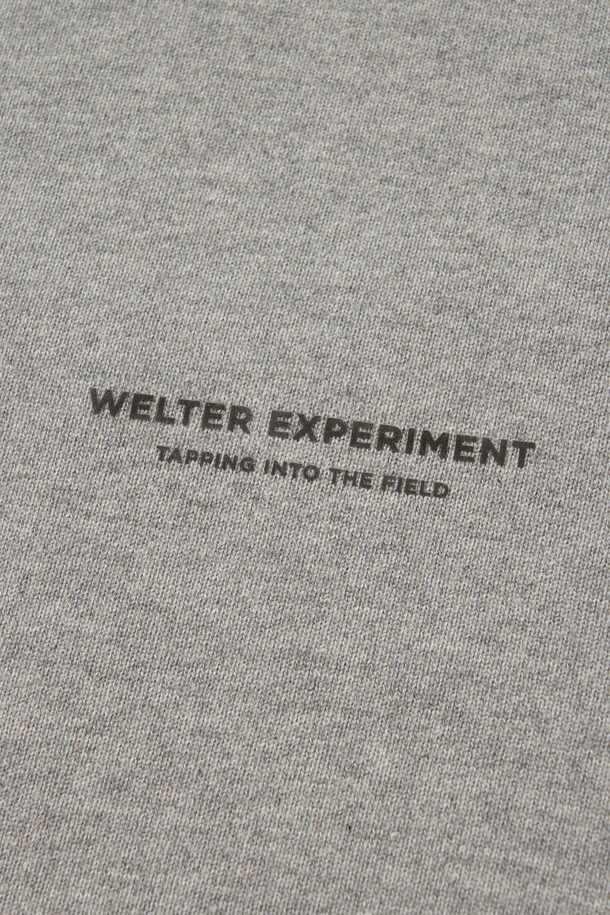 WELTER EXPERIMENT - 스웨트셔츠 - SADDLE HEAVY SWEATSHIRT_MELANGE_WLT019