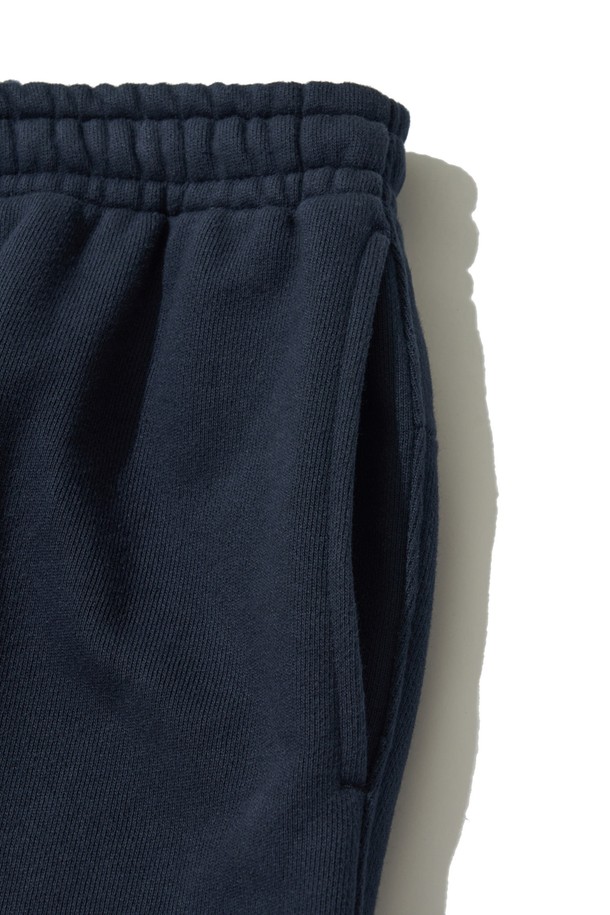 WELTER EXPERIMENT - 조거/스웨트팬츠 - SADDLE HEAVY SWEATPANTS_NAVY_WPL028