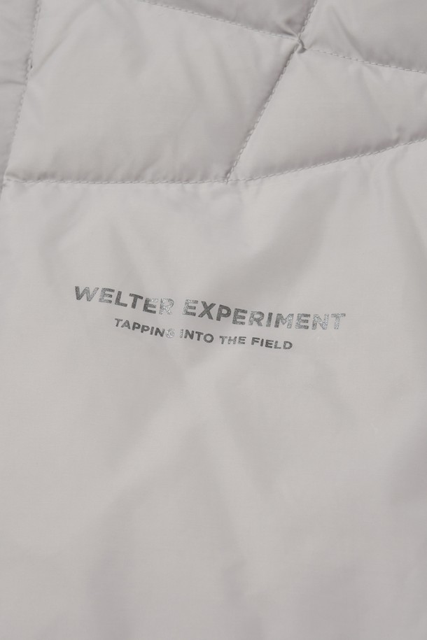 WELTER EXPERIMENT - 다운/패딩 - SHIELD DOWN HOOD JACKET_LIGHT GRAY_WOL039