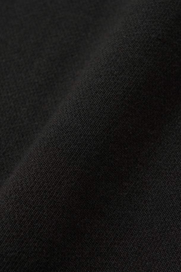 WELTER EXPERIMENT - 스웨트셔츠 - SADDLE HEAVY SWEATSHIRT_BLACK_WLT020