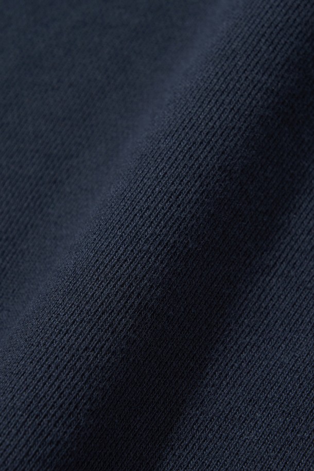 WELTER EXPERIMENT - 스웨트셔츠 - SADDLE HEAVY SWEATSHIRT_NAVY_WLT021