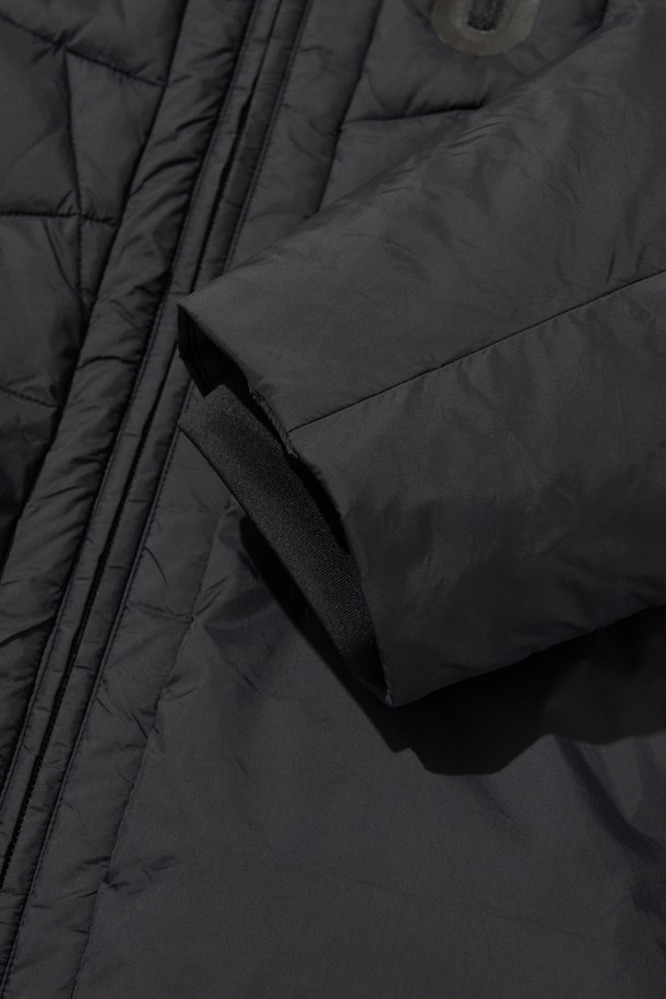 WELTER EXPERIMENT - 다운/패딩 - SHIELD DOWN HOOD JACKET_BLACK_WOL040