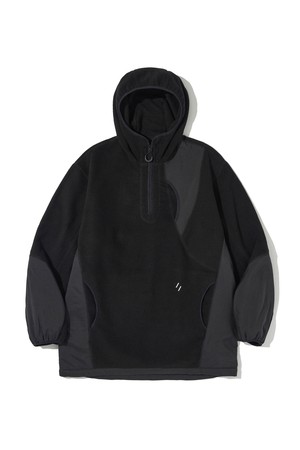 EXPLORE FLEECE PULLOVER_BLACK_WOL038