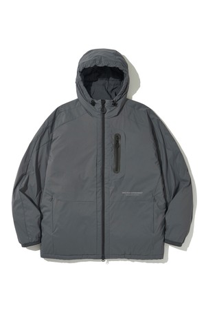 LIGHT PRIMALOFT HOOD JACKET_CHARCOAL_WOL041