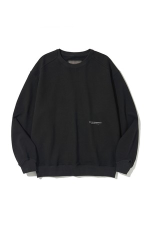 SADDLE HEAVY SWEATSHIRT_BLACK_WLT020