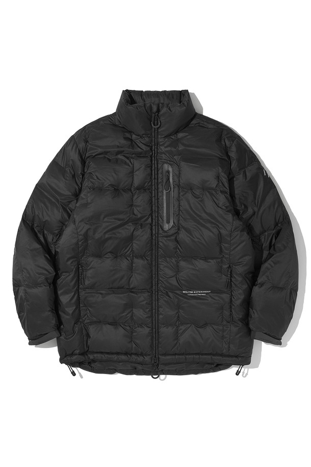 WELTER EXPERIMENT - 다운/패딩 - MITRE DUCK DOWN JACKET_BLACK_WOL076